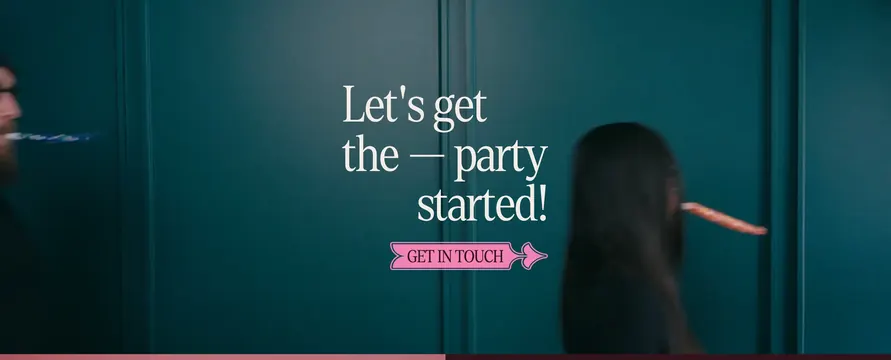 Idyllic party started CTA, editorial, minimal, dark