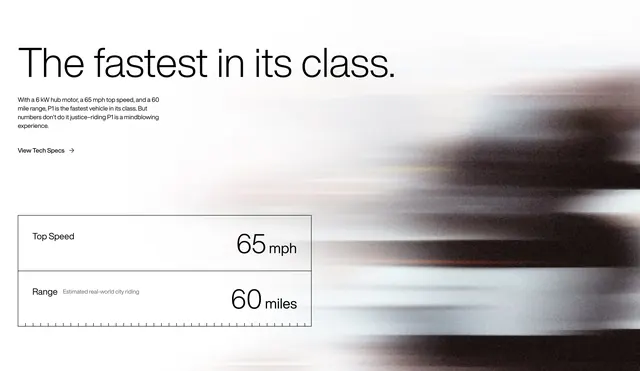Infinite Machine P1 fastest feature, minimal, light-mode, light