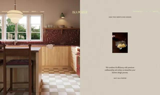 Isla Porter high tech meets design split, editorial, luxury, light