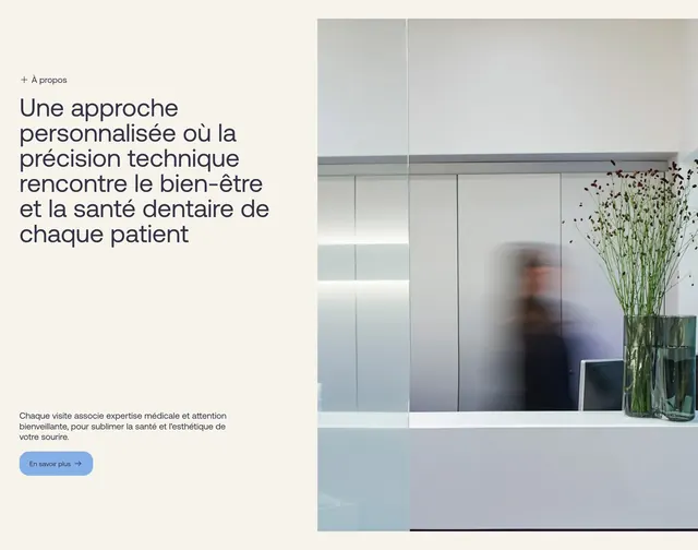 Jacques + Cie about split section, minimal, corporate-clean, light