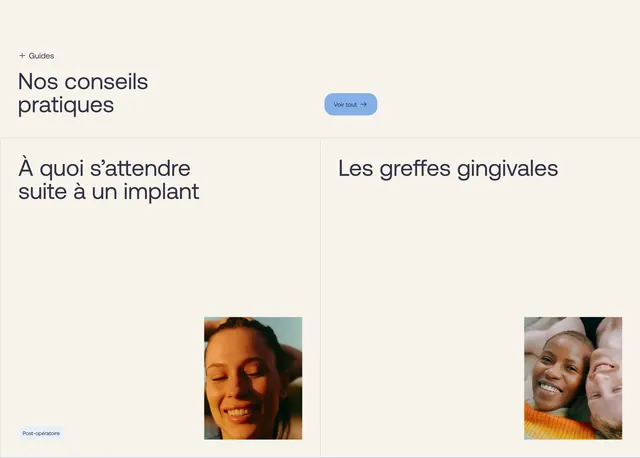 Jacques + Cie expert advice blog grid, minimal, editorial, light