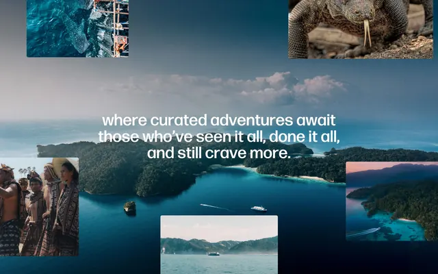 Kudanil curated adventures collage, minimal, editorial, cool