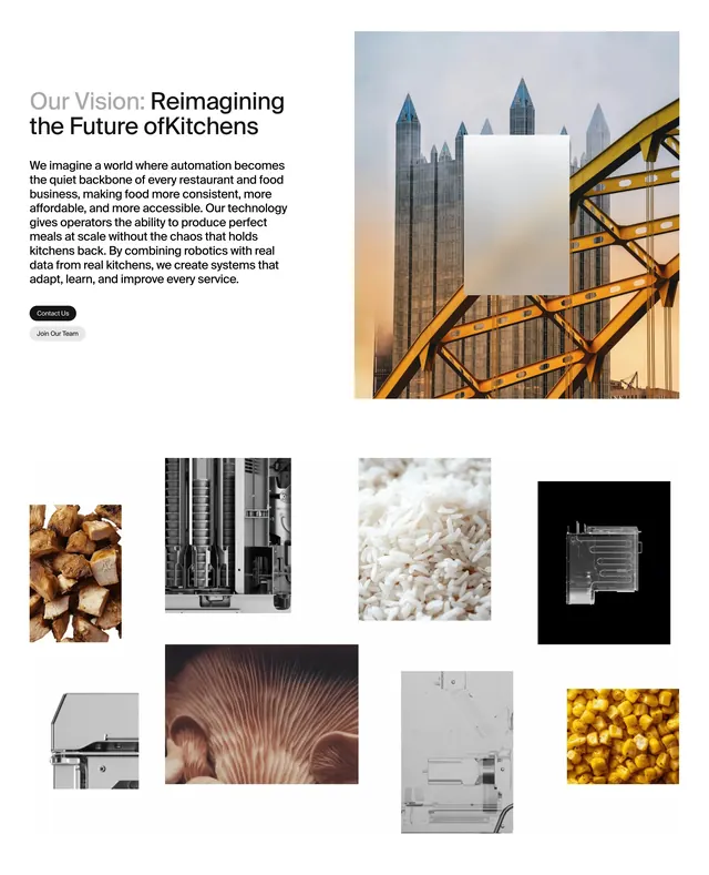 Lab37 reimagining kitchens vision grid, minimal, editorial, light