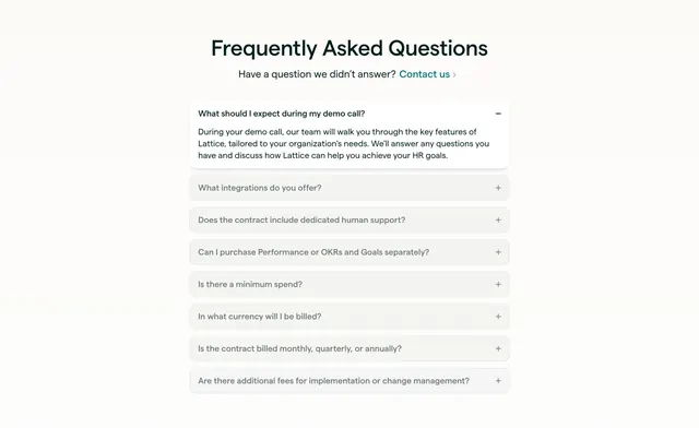 Lattice FAQs Section, minimal, light-mode, light