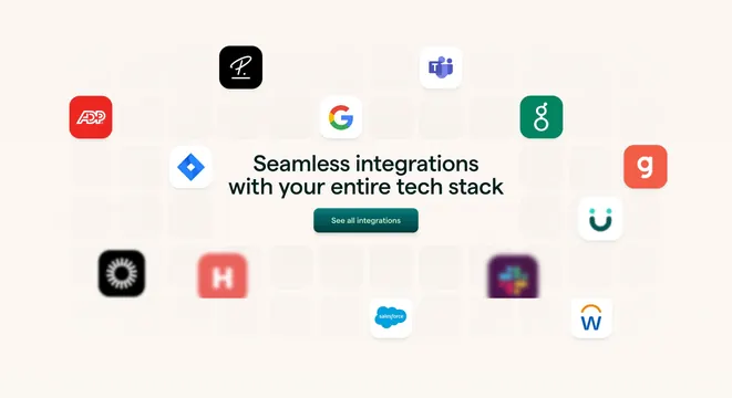 Lattice scattered integrations logo field, minimal, light-mode, light