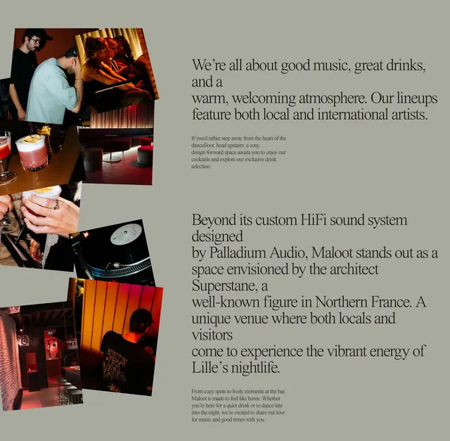Maloot atmosphere photo collage feature, editorial, minimal, dark
