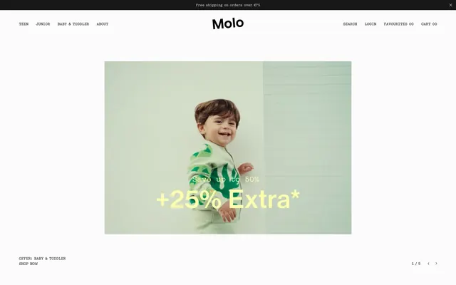 Molo promotion hero, light-mode, minimal, light