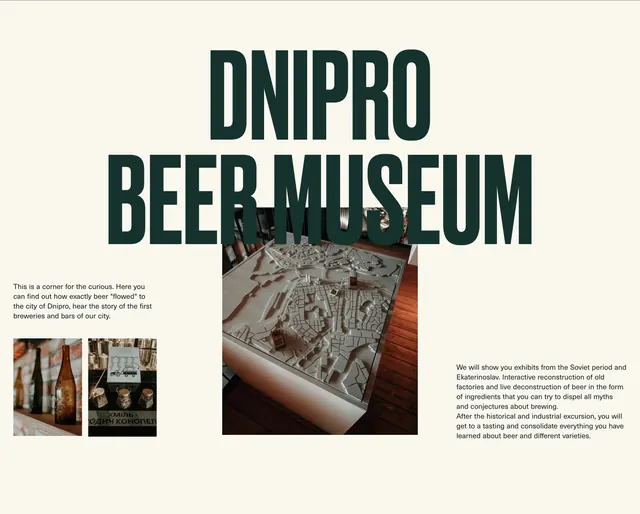 Move home beer museum feature, minimal, editorial, light