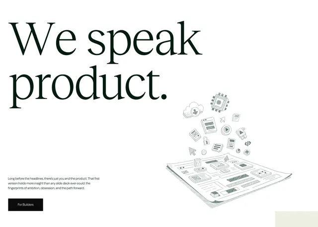 N47 We speak product feature split, minimal, light-mode, light