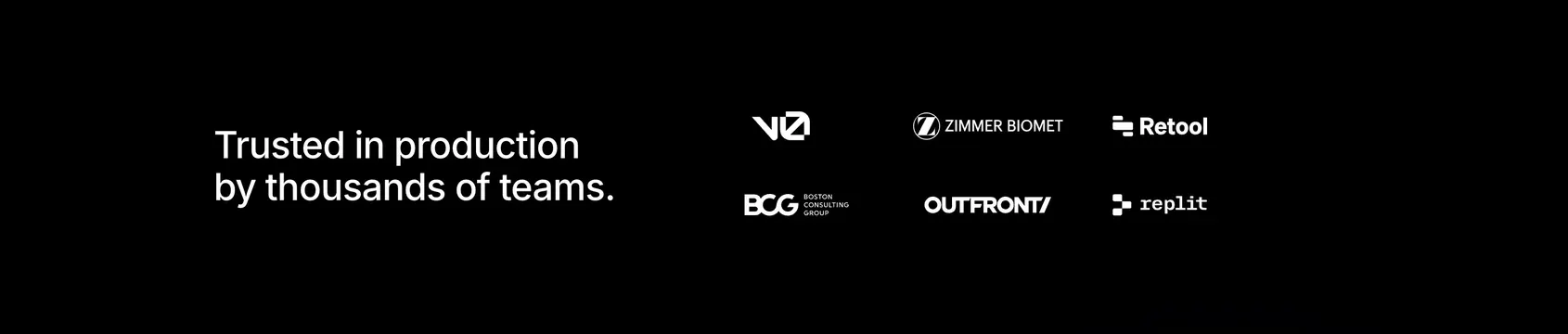 Neon dark logo wall with two-line label, dark-mode, minimal, dark