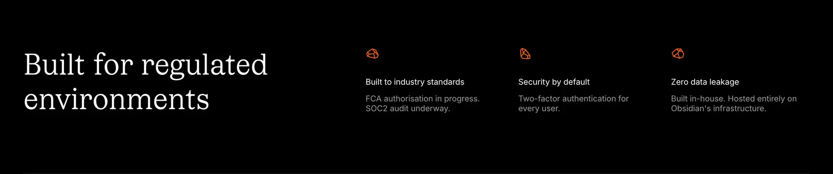 Obsidian regulated environments grid, dark-mode, minimal, dark