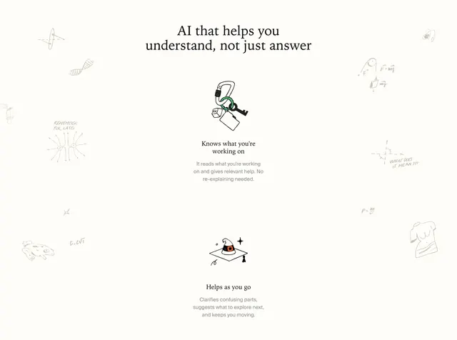Opennote AI understanding capabilities feature, minimal, light-mode, light