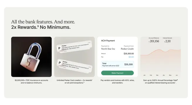Parker Value Proposition Section, light-mode, minimal, light