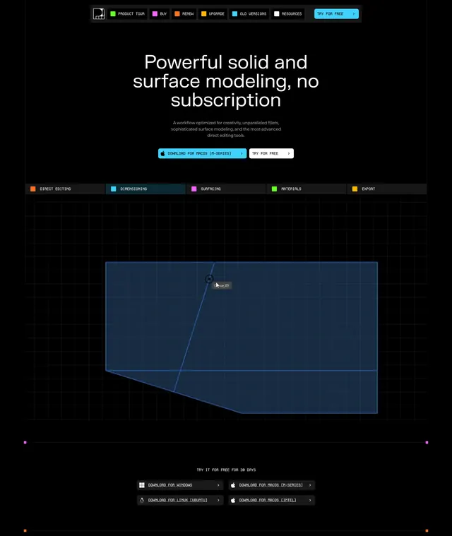 Plasticity value proposition hero, dark-mode, minimal, dark