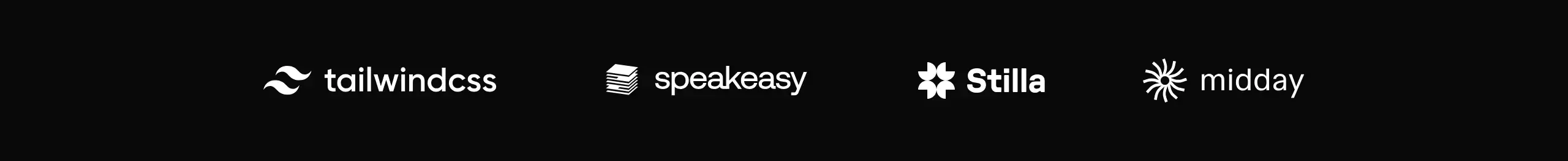 Polar monochrome customer logos, dark-mode, minimal, dark