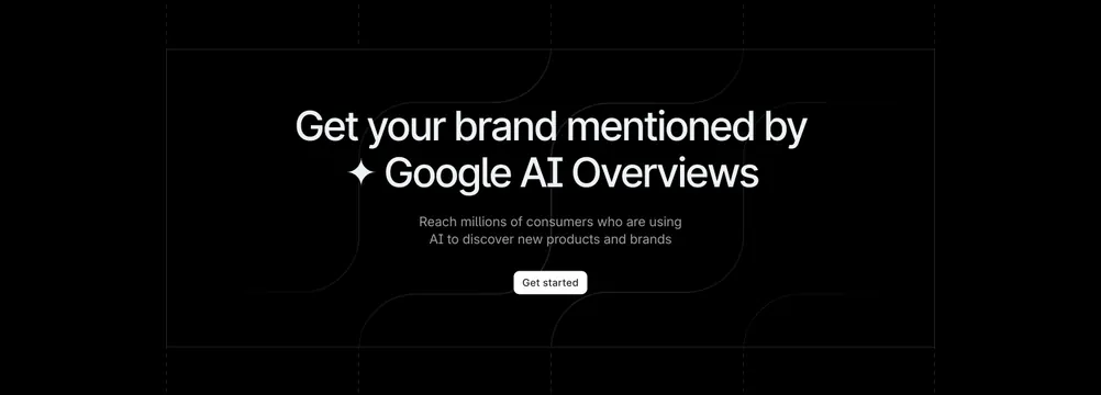 Profound dark CTA with sparkle headline, dark-mode, minimal, dark