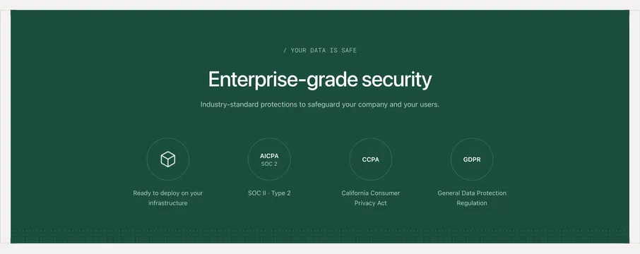 Enterprise security compliance grid, minimal, dark-mode, dark