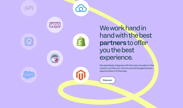 Reveni integrations with logo cluster, minimal, light-mode, light
