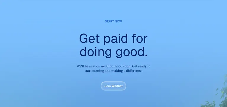 Rise Plasma intro hero with glass CTA, minimal, gradient-heavy, light