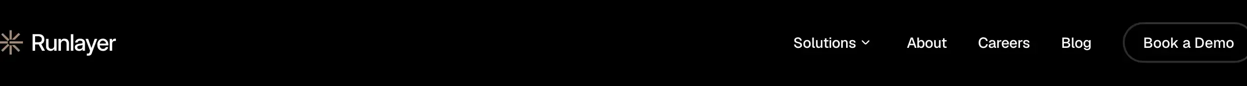 Runlayer dark minimal navbar, dark-mode, minimal, dark