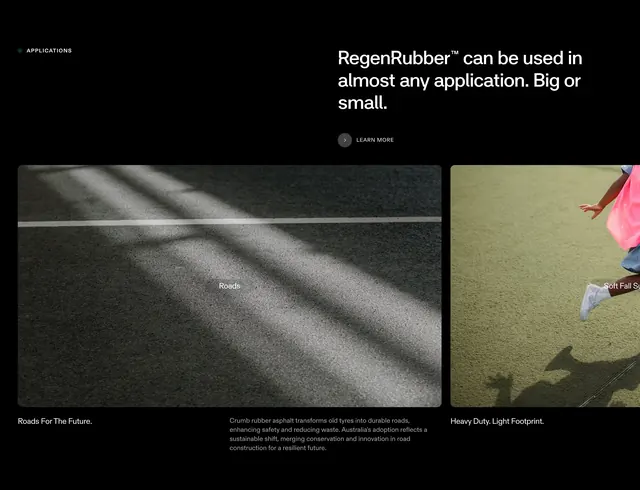 Sable applications feature grid, dark-mode, minimal, dark