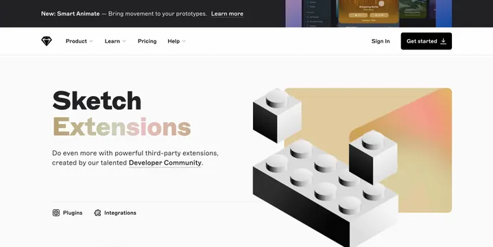 Sketch Extensions plugins hero, minimal, light-mode, light