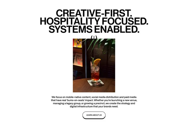 What Matters philosophy about section, minimal, editorial, light
