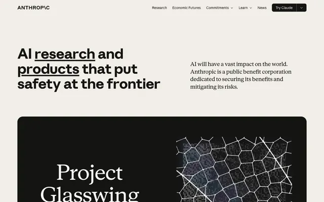 Anthropic, editorial, typographic