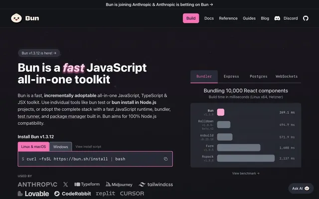 Bun, dark mode, dark-mode