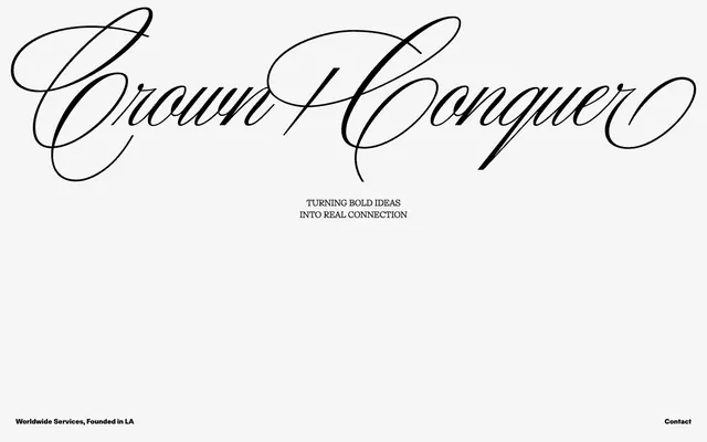 Crown + Conquer