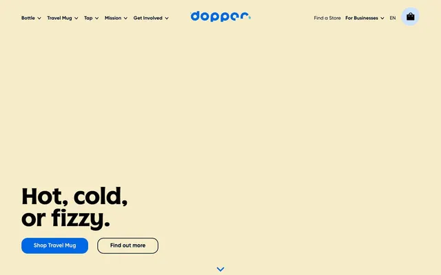 Dopper, playful, sustainable