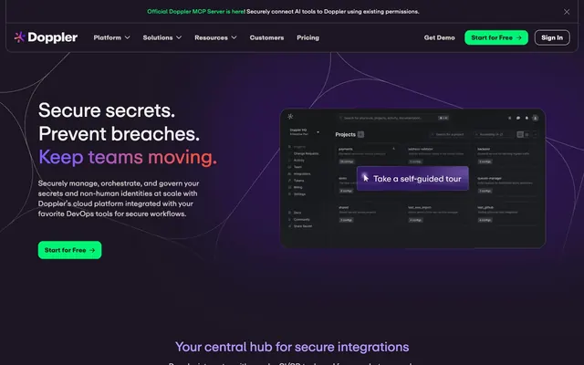 Doppler, dark-mode, techy