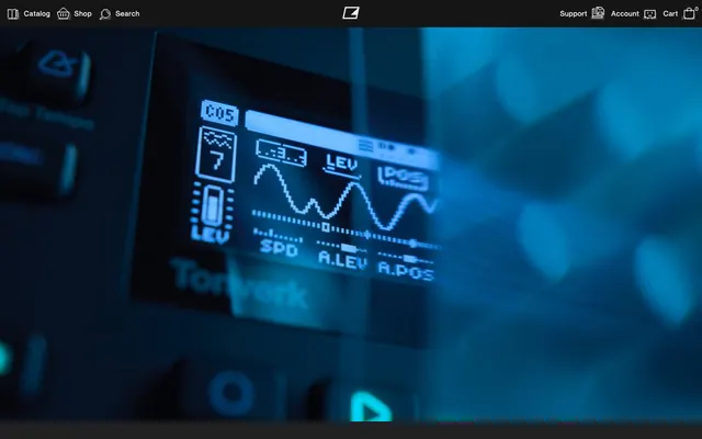 Elektron, dark-mode, technical