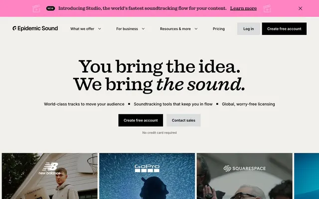 Epidemicsound, minimalist, minimal