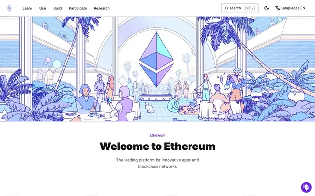 ethereum.org, modern, futuristic