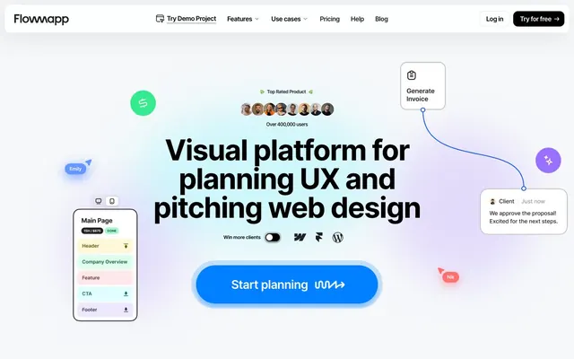 Flowmapp, software, saas
