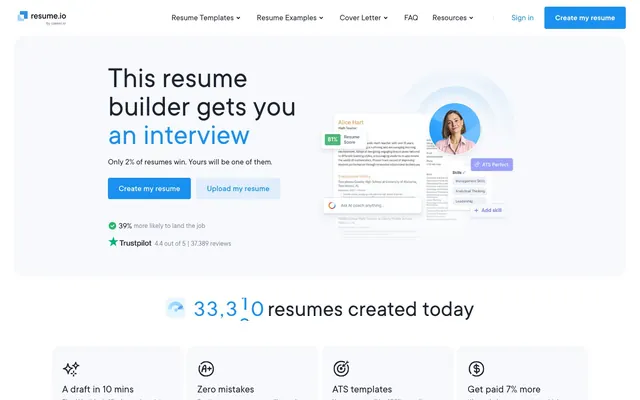 Free Resume Builder, professional, accessible