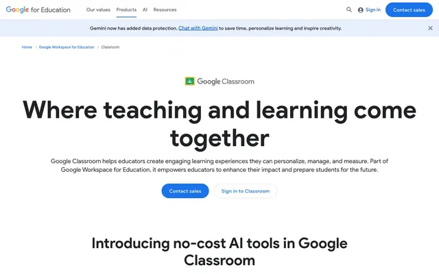 Google for Education, clean, minimal