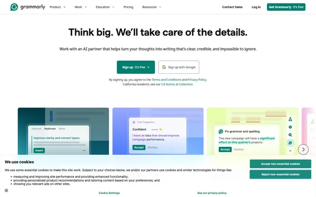 Grammarly, minimalist, minimal