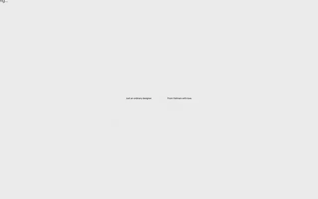 Huy Phan, minimalist, minimal