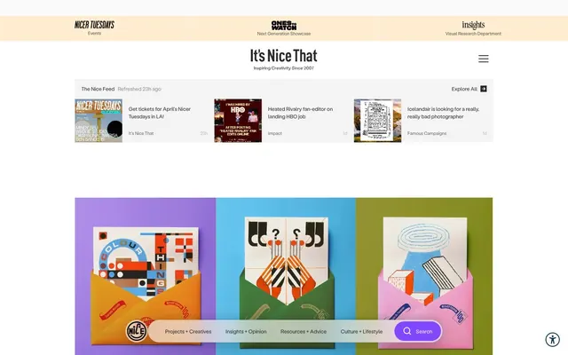 Itsnicethat, editorial, art