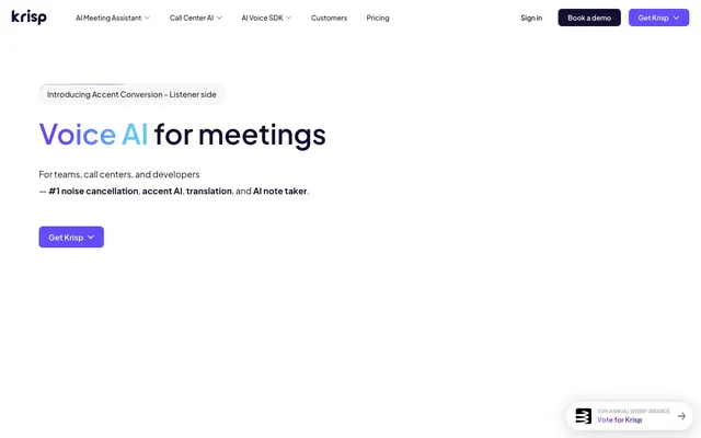 Krisp, AI, SaaS