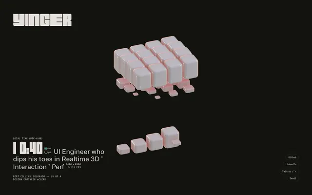 Max Yinger, monospace, terminal