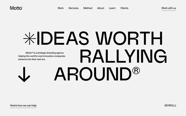 Motto®, minimalist, minimal