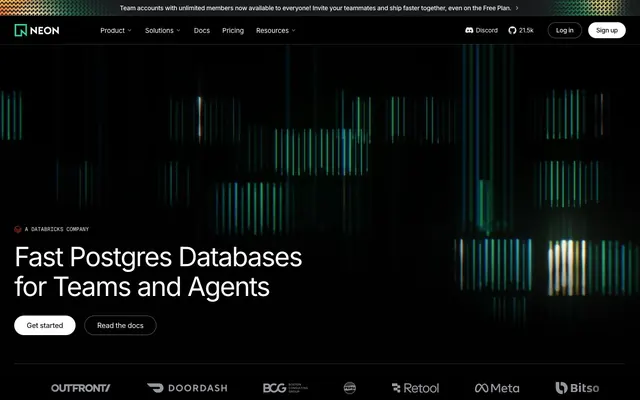 Neon, dark-mode, developer