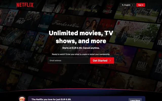 Netflix, cinematic, dark-mode