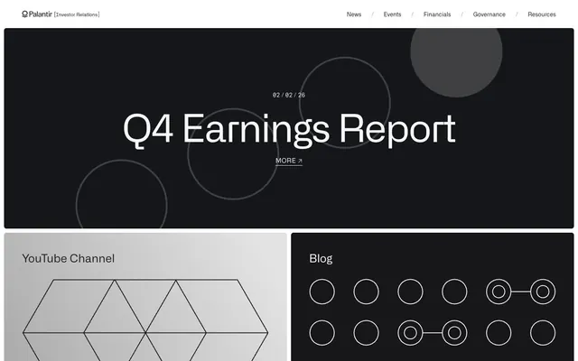 Palantir IR