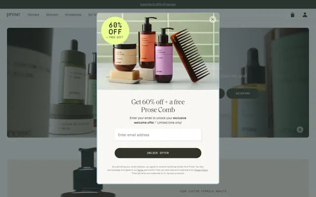 Prose, organic, luxury
