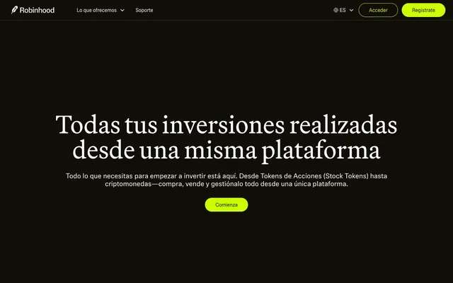 Robinhood, dark-mode, high-contrast