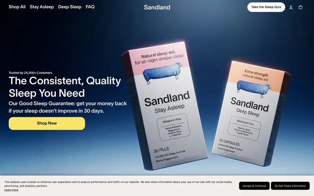 Sandland Sleep